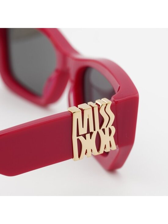 Dior MISSDIOR S1I 73A0 Sunglasses Pink Cat Eye Frame, Grey Lenses